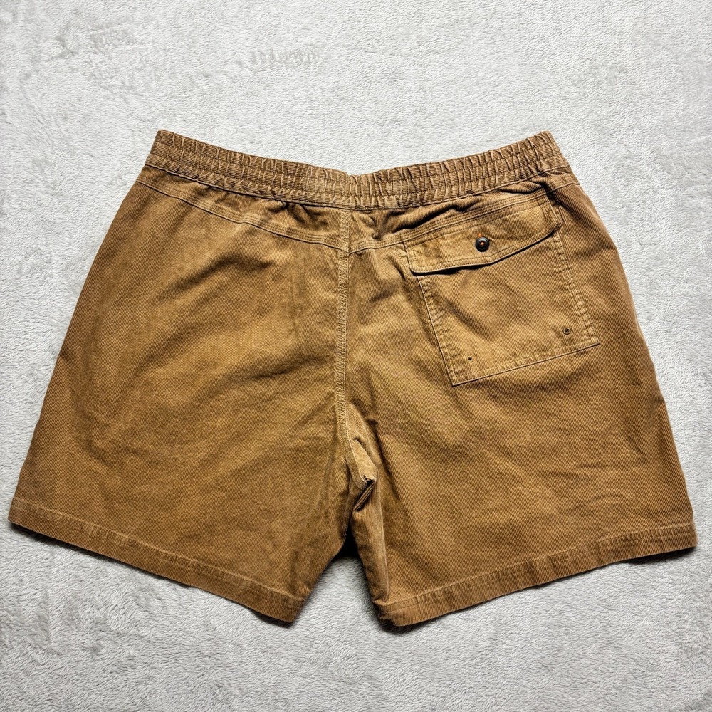 NWT Howler Bros Pressure Drop Corduroy Shorts Mens 40 Pharaoh Tan Elastic Waist - Picture 3 of 7